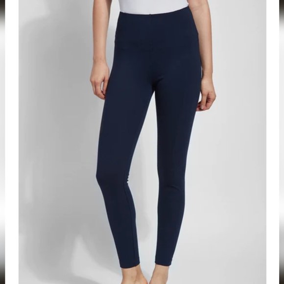 Lysse Pants - Lysse navy ponte work legging
